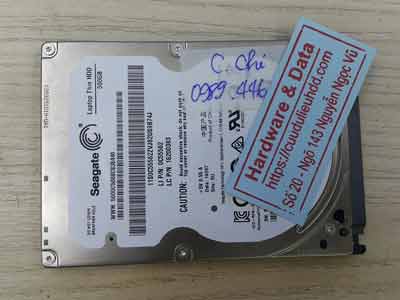 Khôi phục dữ liệu ổ cứng Seagate 500GB lỗi đầu từ