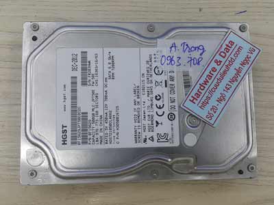 Phục hồi dữ liệu Hitachi 500GB hỏng đầu đọc