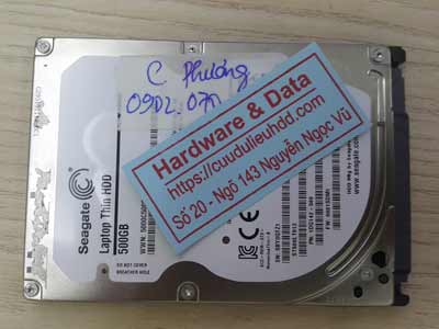 khôi phục dữ liệu ổ cứng Seagate 500GB đầu từ hỏng