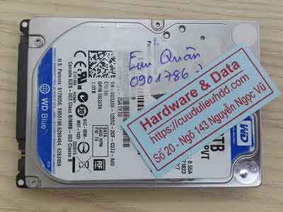 Phục hồi dữ liệu ổ cứng Western 1TB chết cơ
