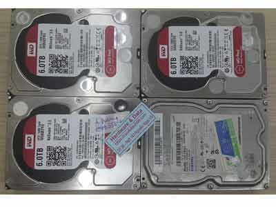 Phục hồi dữ liệu ổ cứng Western 6TB chập cháy