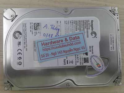 Phục hồi dữ liệu ổ cứng Seagate 250GB hỏng đầu đọc