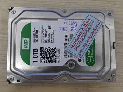 Lấy lại dữ liệu ổ cứng Western 1TB chết cơ