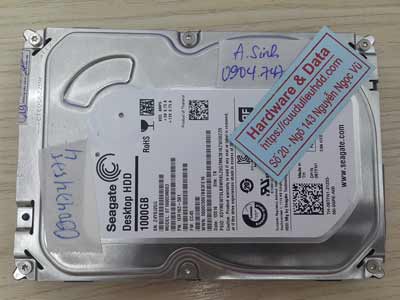 Cứu dữ liệu ổ cứng Seagate 250GB chết cơ