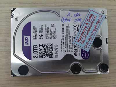 lấy lại dữ liệu ổ cứng Western 2TB lỗi đầu từ