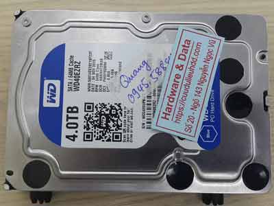 Khôi phục dữ liệu ổ cứng Western 4TB hỏng đầu từ