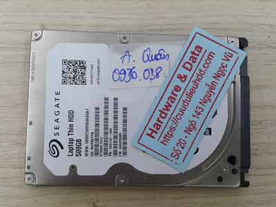 Lấy lại dữ liệu ổ cứng Seagate 500GB chết cơ