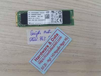 khôi phục dữ liệu ổ cứng SSD 512GB ngấm nước