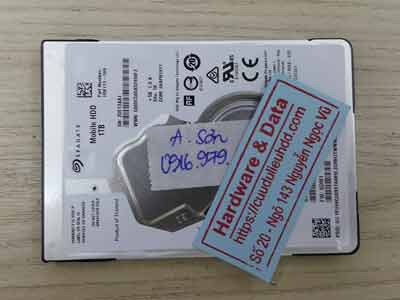 Lấy lại dữ liệu ổ cứng Seagate 1TB đầu từ lỗi