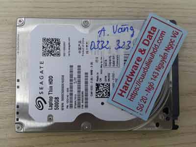 Phục hồi dữ liệu ổ cứng Seagate 500GB đầu từ lỗi