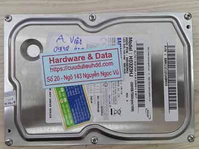 Cứu dữ liệu ổ cứng Samsung 320GB đầu từ lỗi