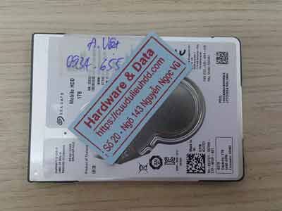 Phục hồi dữ liệu ổ cứng Seagate 1TB đầu từ lỗi