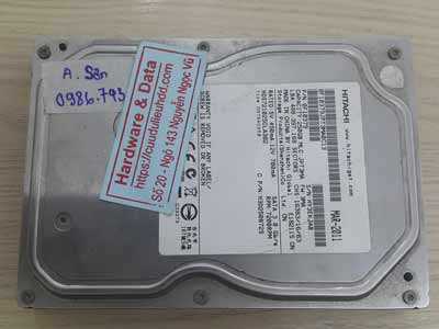 khôi phục dữ liệu ổ cứng Hitachi 250GB đầu từ lỗi