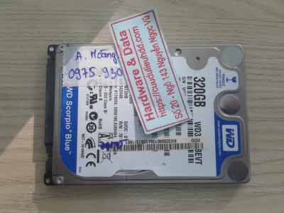Khôi phục dữ liệu ổ cứng Seagate 320GB lỗi đầu từ