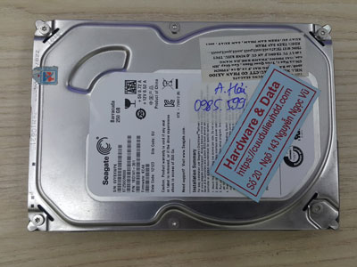 Phục hồi dữ liệu ổ cứng Seagate 250GB chết cơ