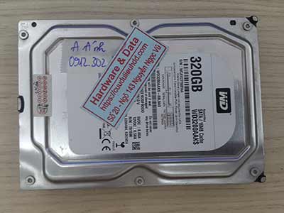 Khôi phục dữ liệu ổ cứng Western 320GB chết cơ