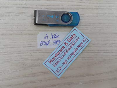 Phục hồi dữ liệu USB 2GB lỗi chip