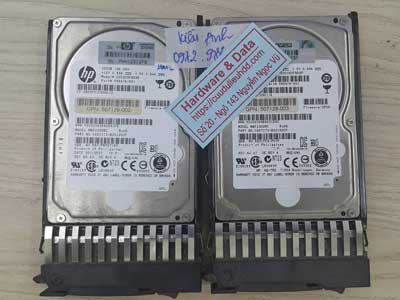 phục hồi dữ liệu máy chủ Sas 300GB mất cấu hình