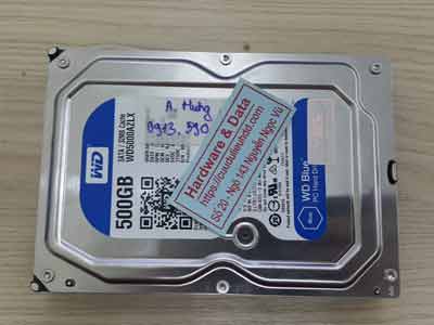 phục hồi dữ liệu Western 500GB