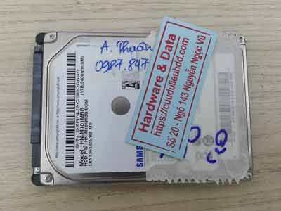 Cứu dữ liệu ổ cứng samsung 1TB chết cơ