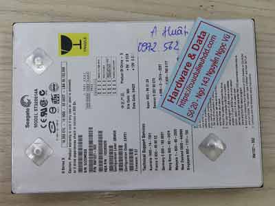 Cứu dữ liệu ổ cứng Seagate 20GB lỗi cơ