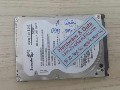 Lấy lại dữ liệu ổ cứng Seagate 500GB mất dữ liệu