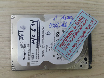 Phục hồi dữ liệu ổ cứng Seagate 500GB mất dữ liệu