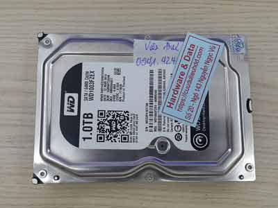 Cứu dữ liệu ổ cứng Western 1TB Virus mã hóa