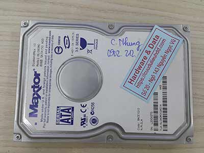lấy lại dữ liệu ổ cứng Maxtor 80GB chết cơ