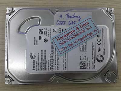 Phục hồi dữ liệu ổ cứng Seagate 500GB chết cơ