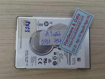 lấy lại dữ liệu ổ cứng Seagate 2TB đầu từ lỗi