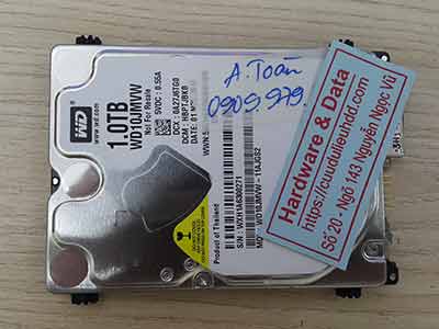 Phục hồi dữ liệu Western 1TB pass ổ cứng