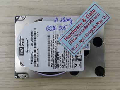 Cứu dữ liệu Western 1TB mất dữ liệu