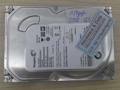 Cứu dữ liệu ổ cứng Seagate 500GB cut mất dữ liệu