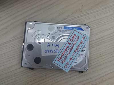 phục hồi dữ liệu ổ cứng Western 4TB hỏng đầu từ