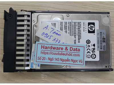 khôi phục dữ liệu máy chủ SAS 146GB mất dữ liệu