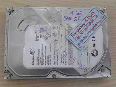 Cứu dữ liệu seagate 250GB đầu từ lỗi