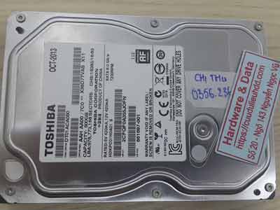 khôi phục dữ liệu ổ cứng Toshiba 500GB mất dữ liệu