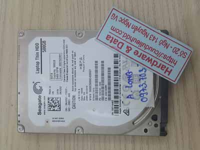Khôi phục dữ liệu ổ cứng Seagate 500GB chết cơ