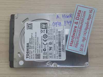 lấy lại dữ liệu ổ cứng Toshiba 320GB virus mã hóa