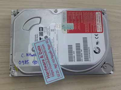 lấy dữ liệu Seagate 250GB chết cơ