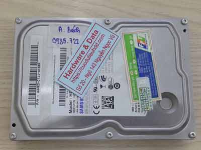 Cứu dữ liệu ổ cứng SAMSUNG 250GB chết cơ