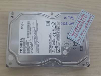 khôi phục dữ liệu ổ cứng Toshiba 500GB chết cơ