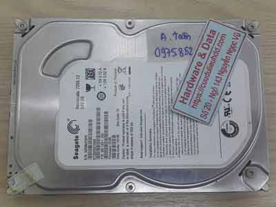 Cứu dữ liệu ổ cứng Seagate 500GB đầu đọc lỗi