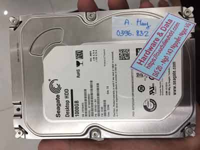 phục hồi dữ liệu seagate 1TB virus mã hóa