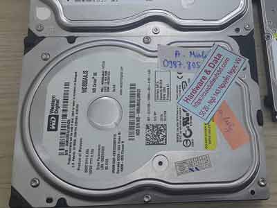 phục hồi dữ liệu ổ cứng Western 80GB đầu từ lỗi