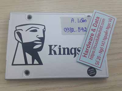 Cứu dữ liệu ổ cứng SSD Kingston 120GB lỗi chip