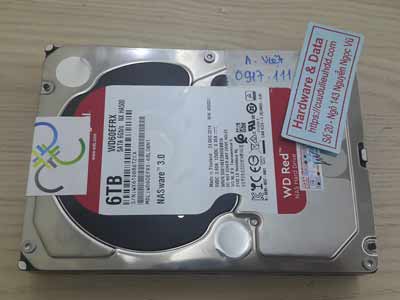 phục hồi dữ liệu ổ cứng Western 6TB mất dữ liệu