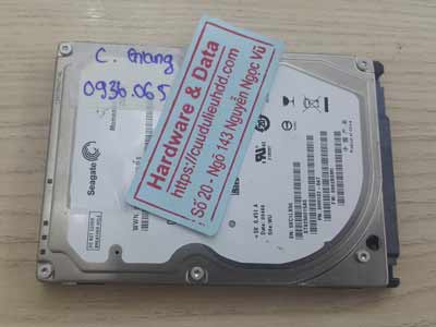 Lấy lại dữ liệu ổ cứng Seagte 250GB bad sector