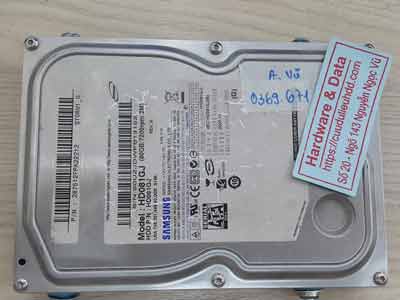 Cứu dữ liệu ổ cứng Samsung 250GB chết cơ